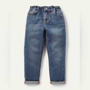 Mini Boden Girlfriend Jeans Size 8y Mid Vintage Denim NWT